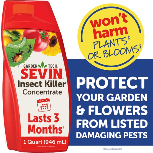 Sevin Insect Killer Concentrate for Gardens & Flowers 32-Ounce Deal