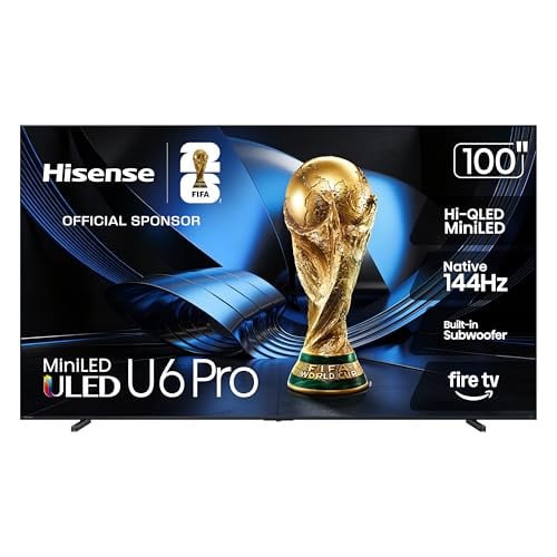 Hisense 100" 4K UHD Mini-LED 144Hz Gaming AI Smart Fire TV Deal
