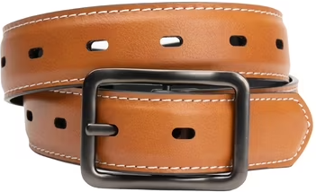 Wonder Nation Boys Flip Reversible Belt (Tan & Black, Size S-L)