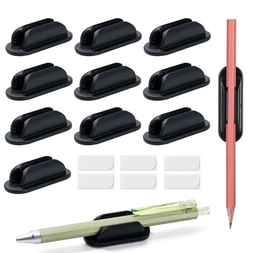 Adhesive Pencil Holders 10-Pack
