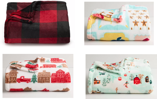 The Big One Holiday Oversized Supersoft Plush Throw Blanket, 60" x 72"