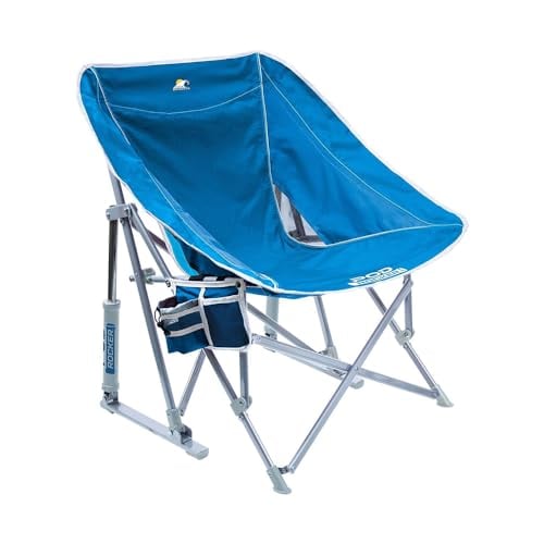 GCI Outdoor Pod Rocker Beach Chair Saybrook Blue Deal