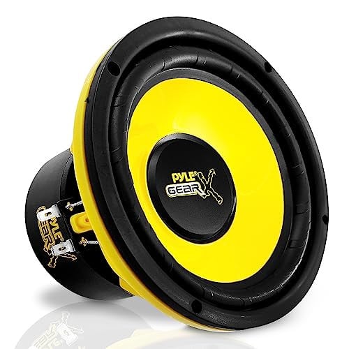 6.5" Mid Bass Woofer 300W Peak Power 4 Ohm Yellow Cone