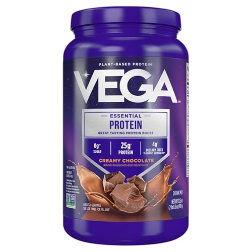Vega Essential Protein 32.5oz. 25g Vegan Protein Powder (Creamy Chocolate) Deal