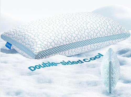 QUTOOL Shredded Memory Foam Cooling Pillows Standard Size Deal