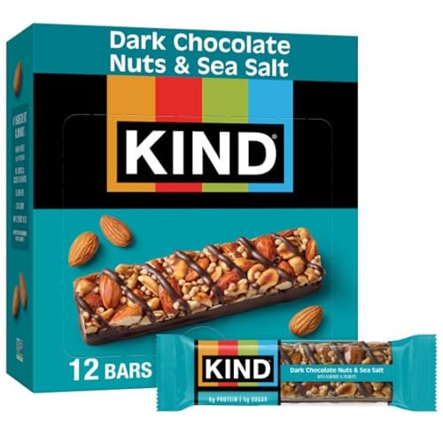 KIND Bars Dark Chocolate Nuts and Sea Salt 12-Count Deal