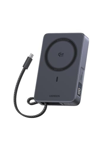UGREEN MagFlow 10,000mAh Power Bank Qi2 25W Certified Wireless Charging