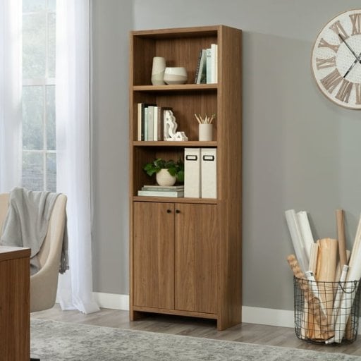Mainstays Westley 5 Shelf Bookcase with Doors Deal