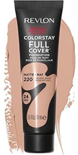 Revlon Colorstay Full Cover Matte Foundation (220 Natural Beige) Deal