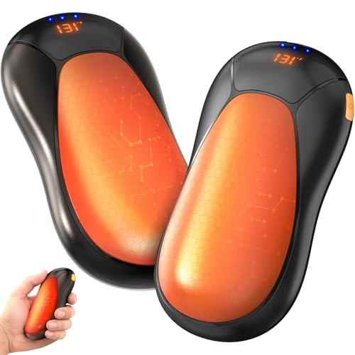JIJ Rechargeable Magnetic Hand Warmers 2-Pack