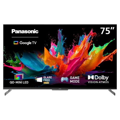Panasonic W85 Series 55 Inch QD-Mini LED 4K UHD Glare Free Ultra Google TV