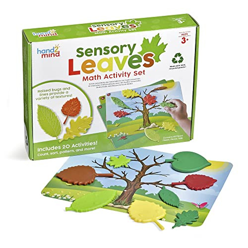 hand2mind Sensory Leaves Math Learning Activity Set