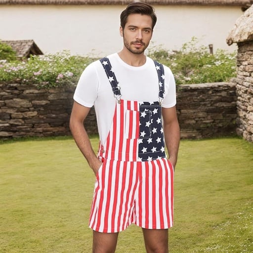 4th of July/American Flag Overalls Deal