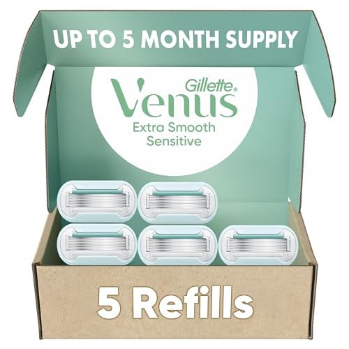 Gillette Venus Extra Smooth Women’s Razor Refills 5 Count Deal