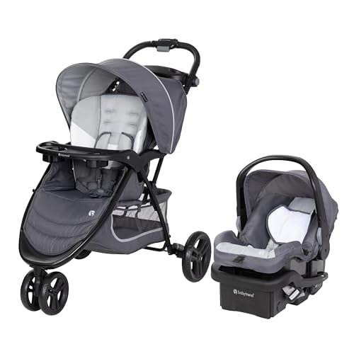Baby Trend EZ Ride Travel System with EZ-Lift Infant Car Seat, Dash Grey Deal