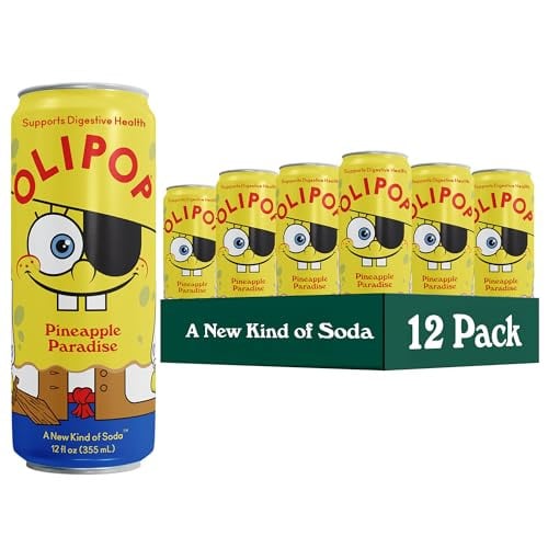 OLIPOP Prebiotic Soda Pop 12-Pack Deal
