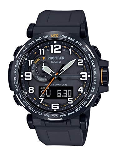 Casio Men's PRO Trek Stainless Steel Quartz Watch with Resin Strap Deal
