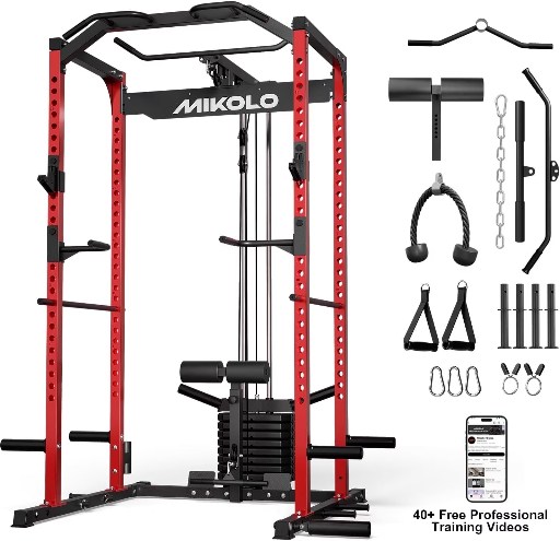 Mikolo F4 ELITE Power Cage with Selectable Weight Stack Deal