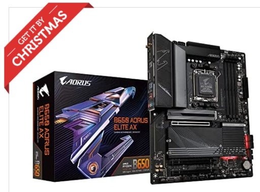GIGABYTE B650 AORUS Elite AX ATX Motherboard with DDR5, PCIe 5.0, WiFi 6E