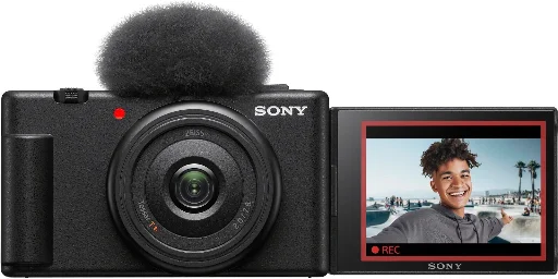 Sony ZV-1F 3" Vlog Camera for Content Creators w/ Microphone (Black)