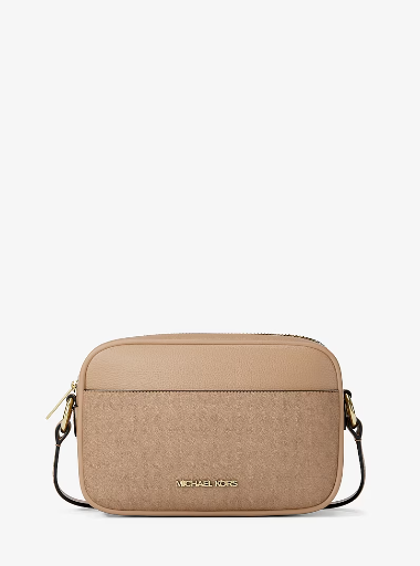 Michael Kors Jet Set Small Signature Logo Camera Crossbody Bag Deal