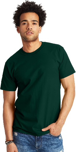 Hanes Men's Beefy Tee Shirt Heavyweight Cotton T-Shirt S-3XL