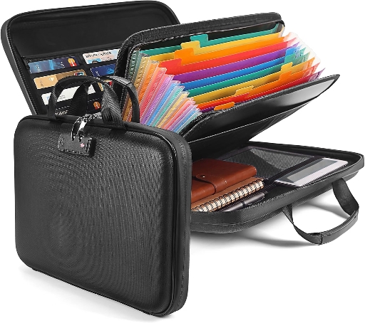 Calenzana Fireproof Document Boxes with TSA Lock