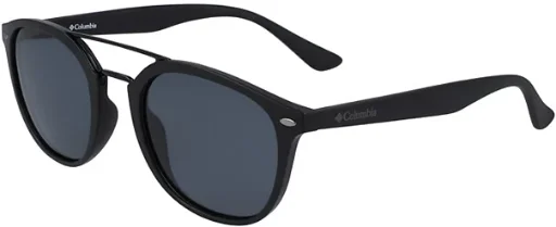 Columbia Men's Firecamp Polarized Round Sunglasses Black Gray Deal