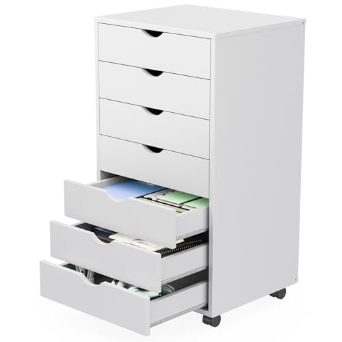 Sweetcrispy 7 Drawer Rolling Storage Cabinet