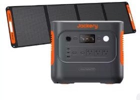 Jackery Explorer 2000 v2 Portable Power Station w/200W Solar Panel Kit, 2040Wh LiFePO4 Battery Deal