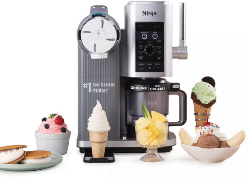 Ninja CREAMi Scoop & Swirl Ice Cream and Soft Serve Maker 13 One-Touch Programs Deal