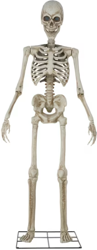 Way To Celebrate 8-Foot Animated Skeleton Plastic Outdoor Halloween Decor