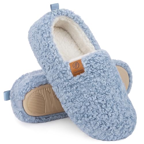 EverFoams Women’s Soft Curly Memory Foam Lightweight House Shoes Deal