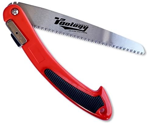 Toology THFS211 Heavy Duty 8" Folding Saw, Red