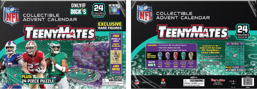 24-Piece TeenyMates Collectible Advent Calendars (NFL or WNBA)
