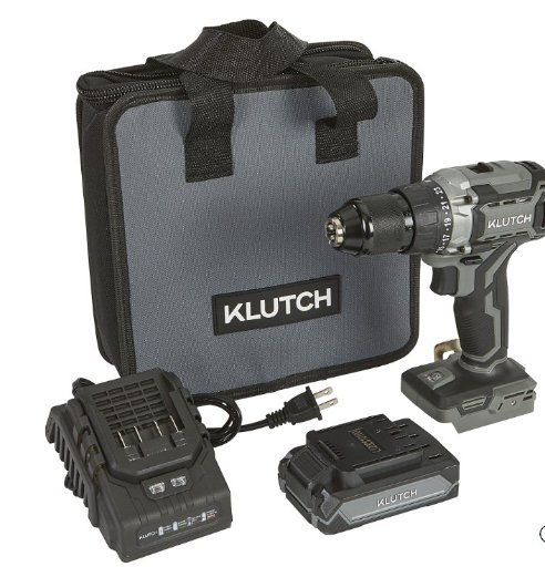 Klutch 1/2in. Brushless Drill/Driver Kit + Free Impact Driver