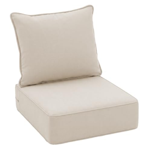 6 Inch Thick Deep Seat Outdoor Chair Cushion