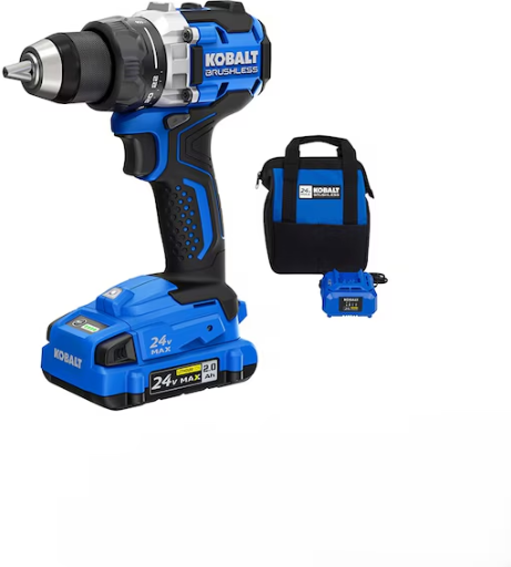 Kobalt 24-volt 1/2-in Keyless Brushless Cordless Drill with 1 Battery and Charger Deal