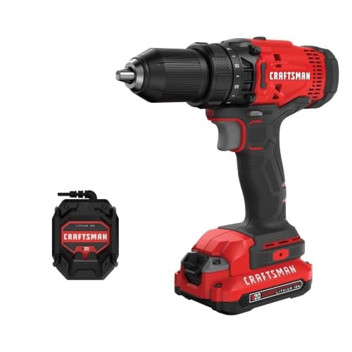 CRAFTSMAN V20 1/2" Drill/Driver w/ 1.3 Ah Battery