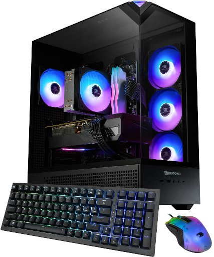 iBUYPOWER Element Black Gaming Desktop i9-14900F RTX 5070 32GB DDR5 1TB SSD