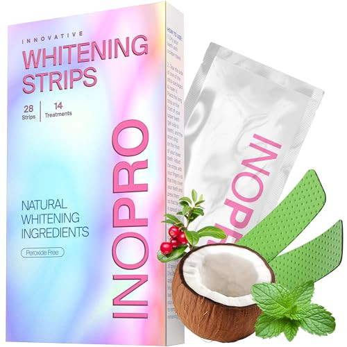 InoPro Green Teeth Whitening Strips 28-Count