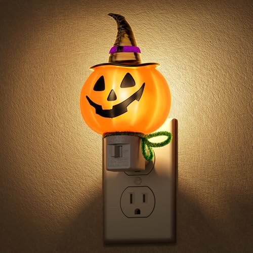 DORESshop Pumpkin Halloween Night Light 3000K