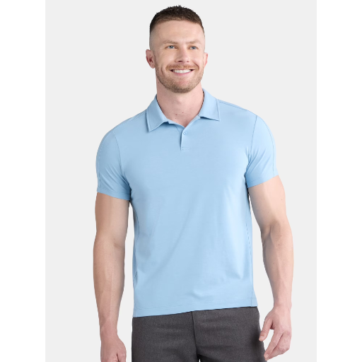 Ozark Trail Men's Merino Wool Blend Polo Shirt