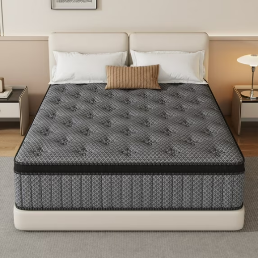 HIKOS 12 inch Queen Cooling Gel Memory Foam Hybrid Mattress Deal