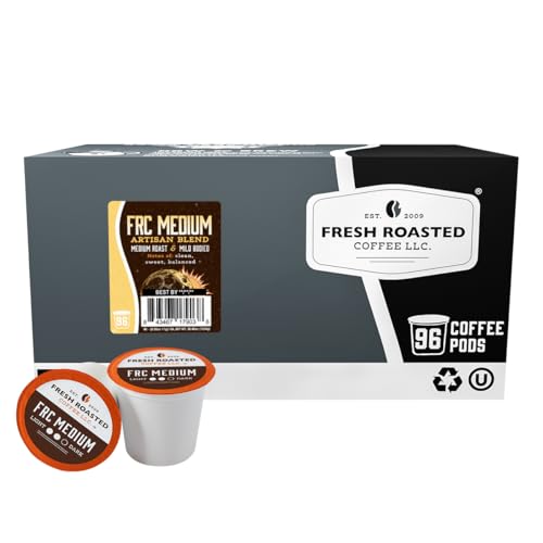 Fresh Roasted Coffee FRC Medium Roast K-Cup Pods 96 Count Deal