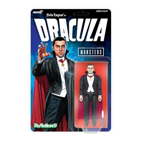 Super7 Universal Monsters Reaction: Dracula Action Figure w/ Candle Accessory Deal