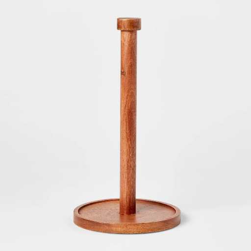 Wood Paper Towel Holder 12.25" Height