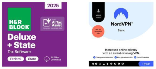 H&R Block Tax Software + Nord VPN