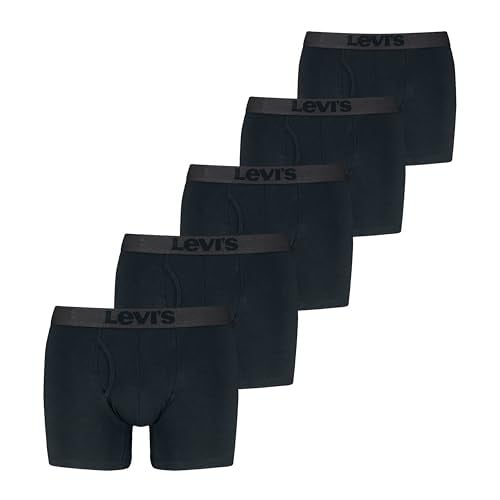 Levi's Men's 5-pack Boxer Brief With Melange Waistband, Soft Cotton, Tag-free, Breathable Comfort