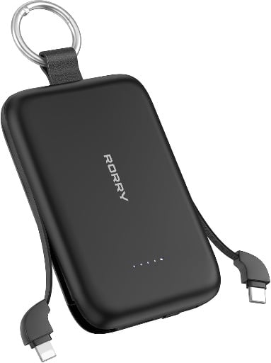 Portable Charger 10000mAh with Built-in Cables Deal